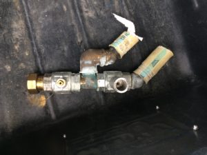Failed valve assembly